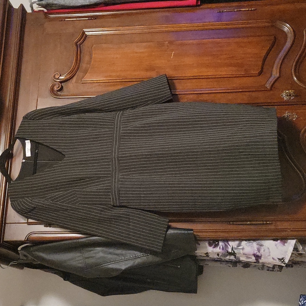 Ali & Jay Stripe Black Dress